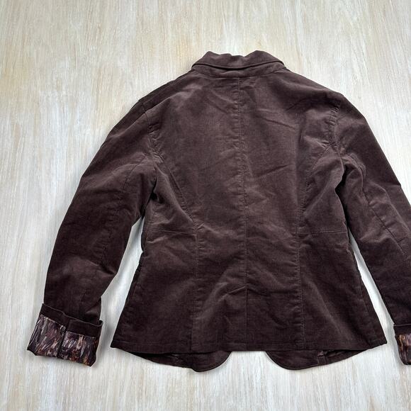NWT Calvin Klein Brown Corduroy Single Button Casual Western Minimalist Blazer M - Picture 15 of 16